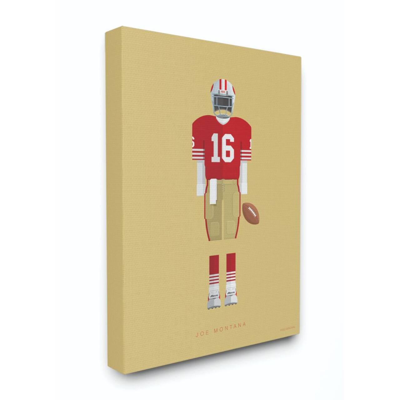 Stupell Industries Joe Montana Fashion Design Canvas Wall Art